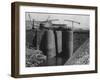 Aswan Dam Locks under Construction-null-Framed Photographic Print