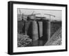 Aswan Dam Locks under Construction-null-Framed Photographic Print