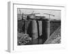 Aswan Dam Locks under Construction-null-Framed Photographic Print