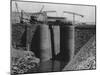 Aswan Dam Locks under Construction-null-Mounted Photographic Print
