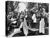 At 9:00 A.M., Carlsberg and Tivoli Workers Enjoying an Early Morning Beer-Carl Mydans-Stretched Canvas