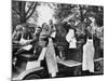 At 9:00 A.M., Carlsberg and Tivoli Workers Enjoying an Early Morning Beer-Carl Mydans-Mounted Photographic Print
