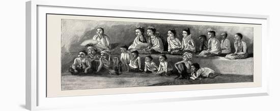 At a Burmese Pooey (Play)-null-Framed Giclee Print