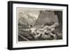At a Chilian Rodeo, Driving Down the Cattle from the Mountains to the Corrals-John Charles Dollman-Framed Giclee Print