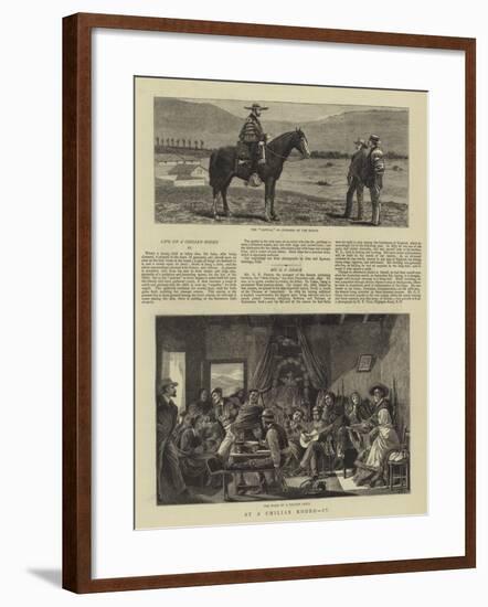 At a Chilian Rodeo, IV-John Charles Dollman-Framed Giclee Print