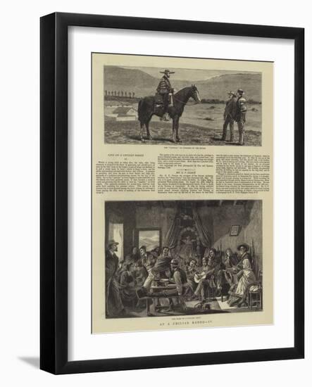 At a Chilian Rodeo, IV-John Charles Dollman-Framed Giclee Print