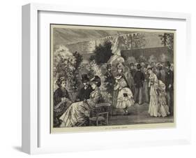 At a Flower Show-Henry Woods-Framed Giclee Print
