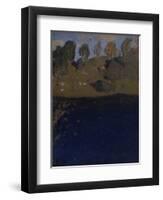 At a Lake, Autumn, 1890S-Isaak Ilyich Levitan-Framed Giclee Print