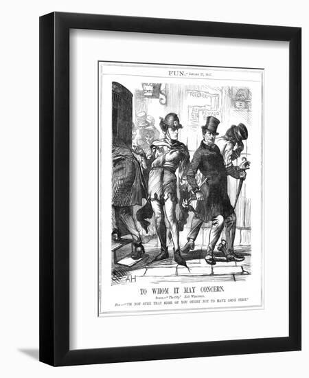 At a Police Station-null-Framed Art Print