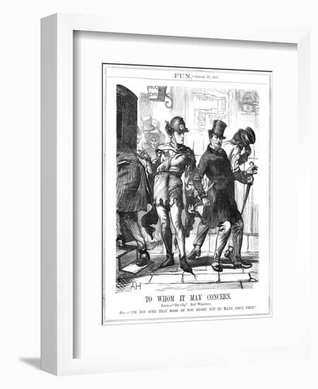 At a Police Station-null-Framed Art Print