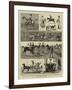 At a Race-Meeting, Feverabad, India-null-Framed Giclee Print