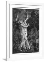 At a Sabbat in the Basque Country Two Witches Enjoy a Lascivious Dance-Martin Van Maele-Framed Photographic Print