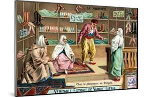 At a Shoemaker's in Turkey, C1900-null-Mounted Giclee Print