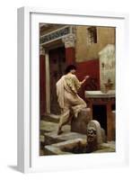 At a Wall, Pompeii-Stepan Vladislavovich Bakalowicz-Framed Giclee Print