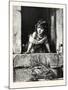 At a Window in Naples-null-Mounted Giclee Print