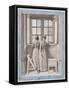 At a Window in The-Christoffer-wilhelm Eckersberg-Framed Stretched Canvas