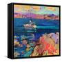 At Anchor, St Tropez Coast-Peter Graham-Framed Stretched Canvas