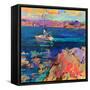 At Anchor, St Tropez Coast-Peter Graham-Framed Stretched Canvas