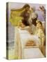 At Aphrodite’S Cradle, 1908-Sir Lawrence Alma-Tadema-Stretched Canvas