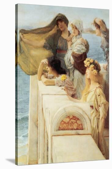 At Aphrodite's Cradle-Sir Lawrence Alma-Tadema-Stretched Canvas