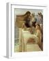 At Aphrodite's Cradle-Sir Lawrence Alma-Tadema-Framed Giclee Print