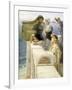 At Aphrodite's Cradle-Sir Lawrence Alma-Tadema-Framed Giclee Print