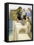 At Aphrodite's Cradle-Sir Lawrence Alma-Tadema-Framed Stretched Canvas