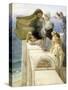 At Aphrodite's Cradle-Sir Lawrence Alma-Tadema-Stretched Canvas