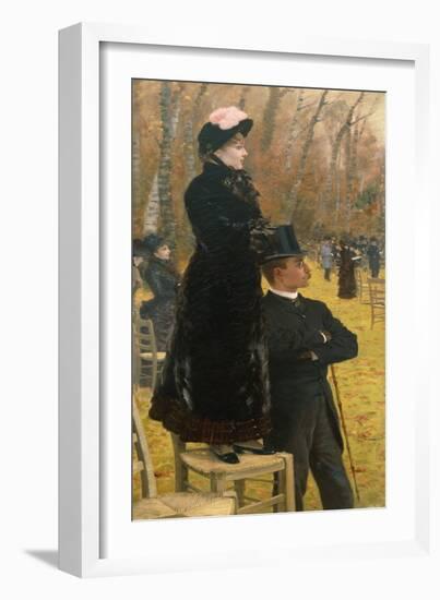 At Auteuil Races-Giuseppe De Nittis-Framed Giclee Print