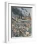 At Baku, in the Caucasus, Rebels Set Fire to Naphtha Wells-null-Framed Art Print