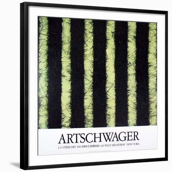 At Castelli's-Richard Artschwager-Framed Collectable Print