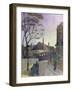 At Chalk Farm, c.1922-Stanislawa de Karlowska-Framed Giclee Print