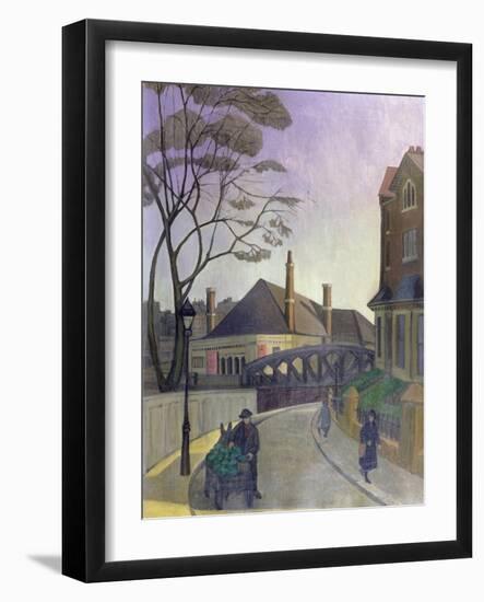 At Chalk Farm, c.1922-Stanislawa de Karlowska-Framed Giclee Print