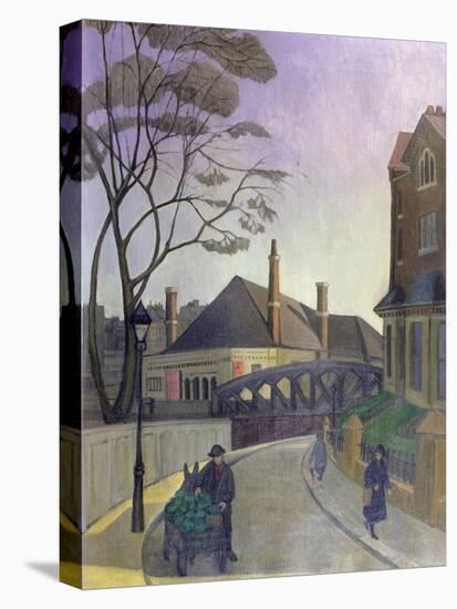 At Chalk Farm, c.1922-Stanislawa de Karlowska-Stretched Canvas