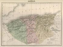 Map, Russia, Siberia C1860-AT Chartier-Art Print