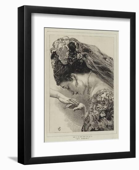 At Court-William Small-Framed Giclee Print