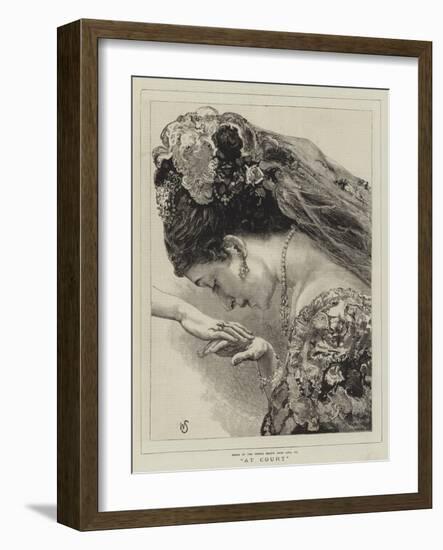 At Court-William Small-Framed Giclee Print