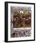 At Crecy 9000 English Soldiers Under Edward III Defeat 30000 French Under Philippe VI-Ronjat-Framed Art Print