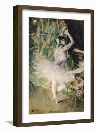 At Dance School, Circa 1880-Giovanni Boldini-Framed Giclee Print