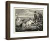 At Doncaster Races, a Sweepstake after Lunch-Edward Frederick Brewtnall-Framed Premium Giclee Print