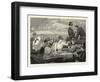 At Doncaster Races, a Sweepstake after Lunch-Edward Frederick Brewtnall-Framed Premium Giclee Print