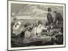 At Doncaster Races, a Sweepstake after Lunch-Edward Frederick Brewtnall-Mounted Premium Giclee Print