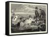 At Doncaster Races, a Sweepstake after Lunch-Edward Frederick Brewtnall-Framed Stretched Canvas