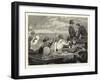 At Doncaster Races, a Sweepstake after Lunch-Edward Frederick Brewtnall-Framed Giclee Print