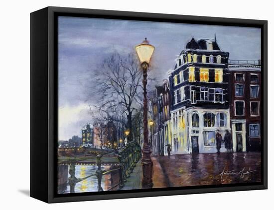 At Dusk, Amsterdam, 1999-Antonia Myatt-Framed Stretched Canvas