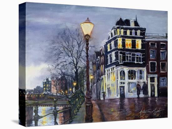 At Dusk, Amsterdam, 1999-Antonia Myatt-Stretched Canvas