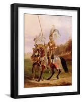 At Eglinton, Lord of the Tournament, 1840-Edward Henry Corbould-Framed Giclee Print