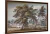 At Englefield Green, c18th century, (1924)-Paul Sandby-Framed Giclee Print