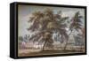 At Englefield Green, c18th century, (1924)-Paul Sandby-Framed Stretched Canvas