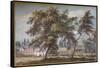 At Englefield Green, c18th century, (1924)-Paul Sandby-Framed Stretched Canvas